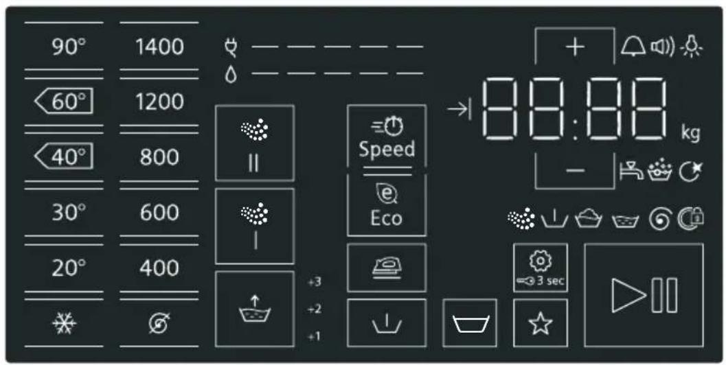 SIEMENS WM14T790ES - Touch display - 1