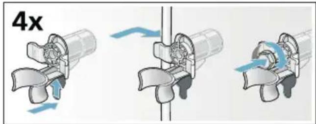 SIEMENS WM14T790ES - Installing the transport locks: - 2