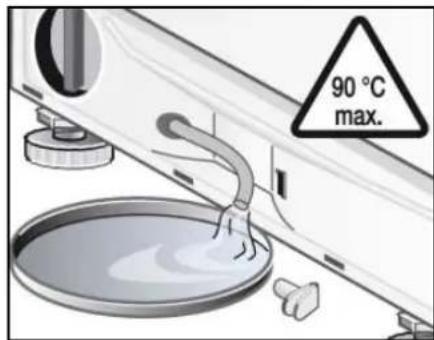 SIEMENS WI12A222ES - Draining the water - 1