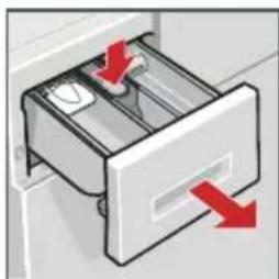 SIEMENS WM14Y540EE - Cleaning the detergent drawer - 1