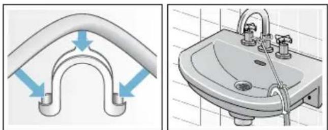 BOSCH WAW325E27 - ■ Ablauf in ein Waschbecken - 1