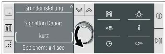 BOSCH HBA38B752D - Grundeinstellungen ändern - 3