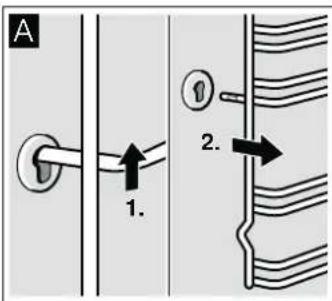 BOSCH HBA38B752D - Gestelle aushängen - 1