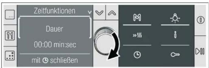 BOSCH HBA38B752D - Dauer einstellen - 2
