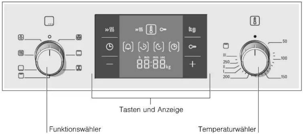 BOSCH HBA24U250 - Bedienfeld - 1