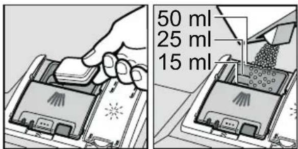 BOSCH SMU57D45EU - Reiniger einfüllen - 1