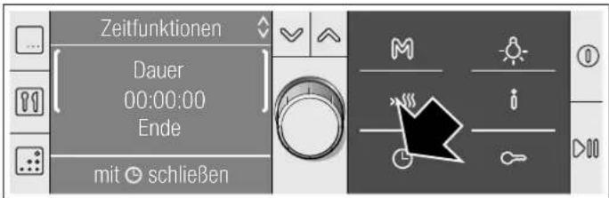 BOSCH HBG38B722D - Dauer einstellen - 1