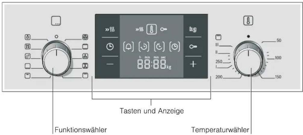 BOSCH HBG34B560 - Bedienfeld - 1