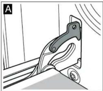 BOSCH HBA70B550 - Backofentür aus- und einhängen - 1