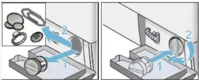 SIEMENS WM14E4S3AT - Für Modelle ohne Entleerungsschlauch: - 2