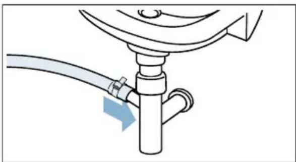 BOSCH WAYH8749 - Ablaufschlauch am Siphon reinigen - 3