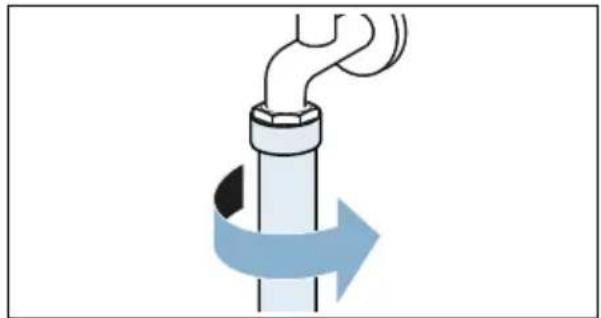 BOSCH WAYH8748 - Sieb am Wasserhahn wie folgt reinigen: - 3