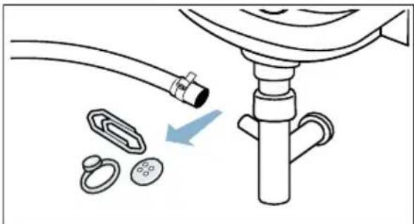 BOSCH WAYH8748 - Ablaufschlauch am Siphon reinigen - 2