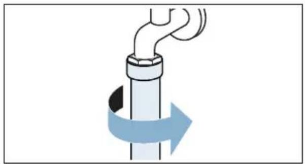 SIEMENS WM4YH749 - Sieb am Wasserhahn wie folgt reinigen: - 3