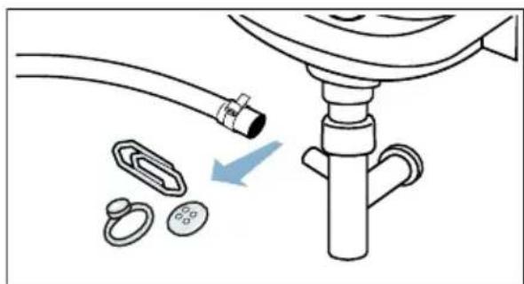 BOSCH WAN28040 - Ablaufschlauch am Siphon reinigen - 2