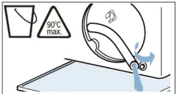 SIEMENS WM14W4C2 - Laugenpumpe entleeren und reinigen - 5