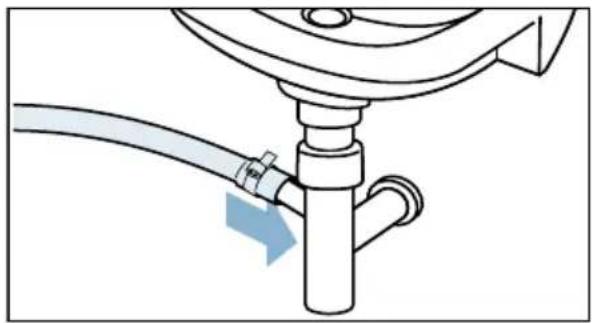 SIEMENS WM14W4C2 - ■ Ablauf in einen Siphon - 1