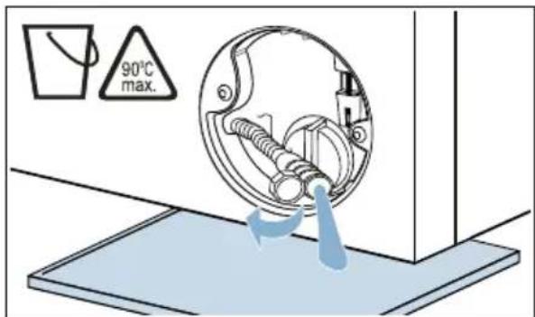 SIEMENS WM14N040 - Restliche Waschlauge wie folgt ablas- - 4