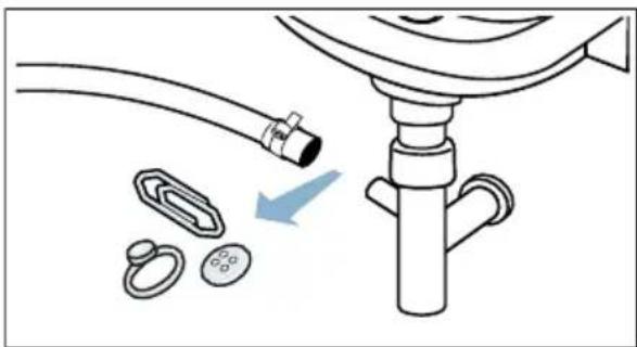 SIEMENS WM14N040 - Ablaufschlauch am Siphon reinigen - 2