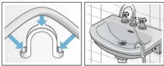BOSCH WAT28770EX - ■ Ablauf in ein Waschbecken - 1