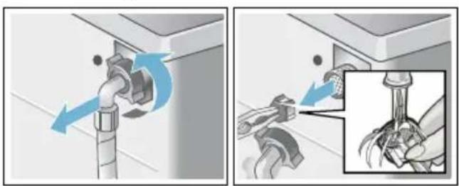 BOSCH WAT28770EX - Sieb im Wasserzulauf verstopft - 2