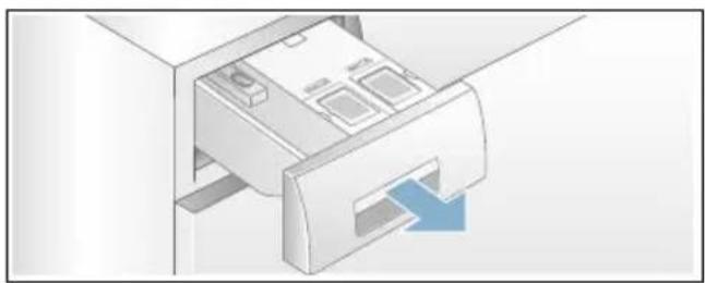 SIEMENS WM4WH690 - Dosierbehälter entleeren: - 1