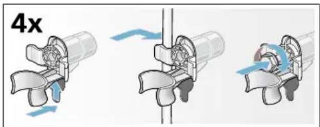 BOSCH WAT28720 - Transportsicherungen einbauen: - 2