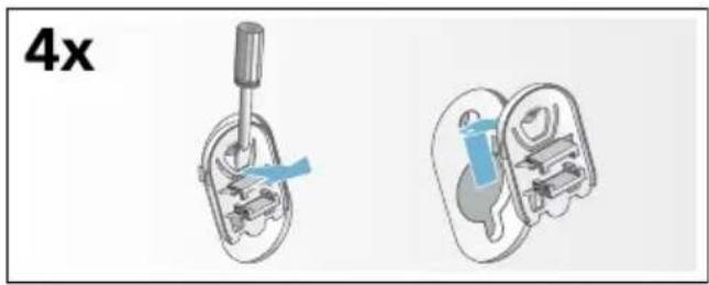 BOSCH WAWH8640 - Transportsicherungen einbauen: - 1