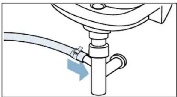 SIEMENS WM14G491 - ■ Ablauf in einen Siphon - 1