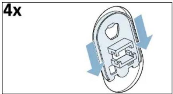 SIEMENS WM14G491 - Transportsicherungen wie folgt entfernen: - 4