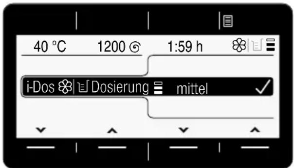 SIEMENS WM6YH841 - Auswahl des Dosierbehälters und der Dosierstärke über i-Dos-Taste - 1