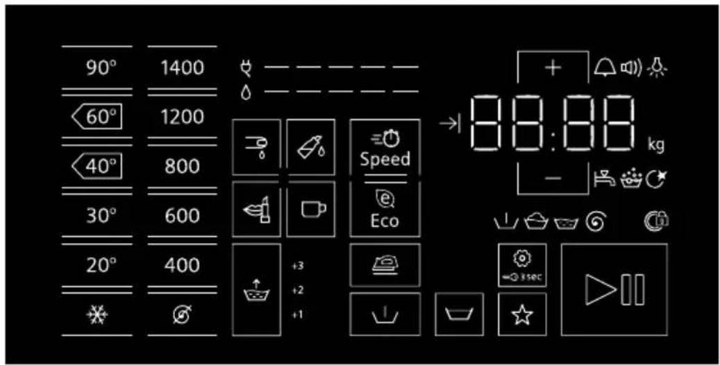SIEMENS WM14T5EM - Touch-Display - 1