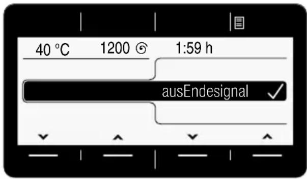 SIEMENS WM4YH791 - Tasten Einstellungen 3 Sek. gewählt - 1