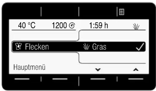 SIEMENS WM4YH791 - Taste Antiflecken-System 🎨 gewählt - 1