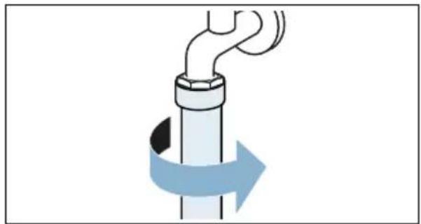 SIEMENS WM14G490 - Sieb am Wasserhahn wie folgt reinigen: - 3