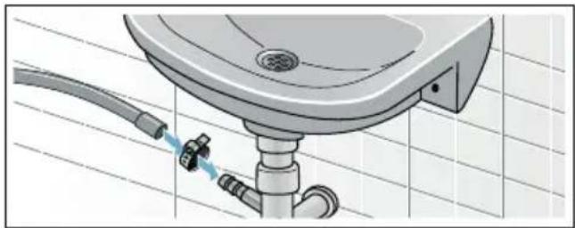 BOSCH WAW32540 - ■ Ablauf in einen Siphon - 1