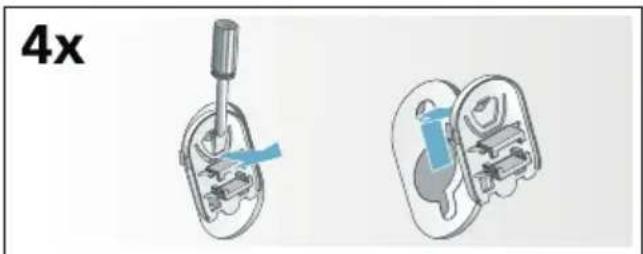 BOSCH WAW32540 - Transportsicherungen einbauen: - 1