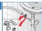 SIEMENS WM14E394/01 - Ablaufschlauch am Siphon - 1