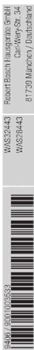 BOSCH WAS28443 - Start/Nachlegen - 1