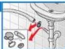 BOSCH WAS28443 - Ablaufschlauch am Siphon - 1