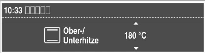SIEMENS HB38GB570T - Heizart und Temperatur einstellen - 3