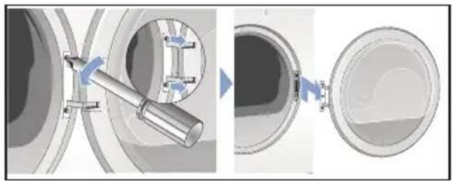 BOSCH WTYH77W0 - Türanschlag wechseln - 2