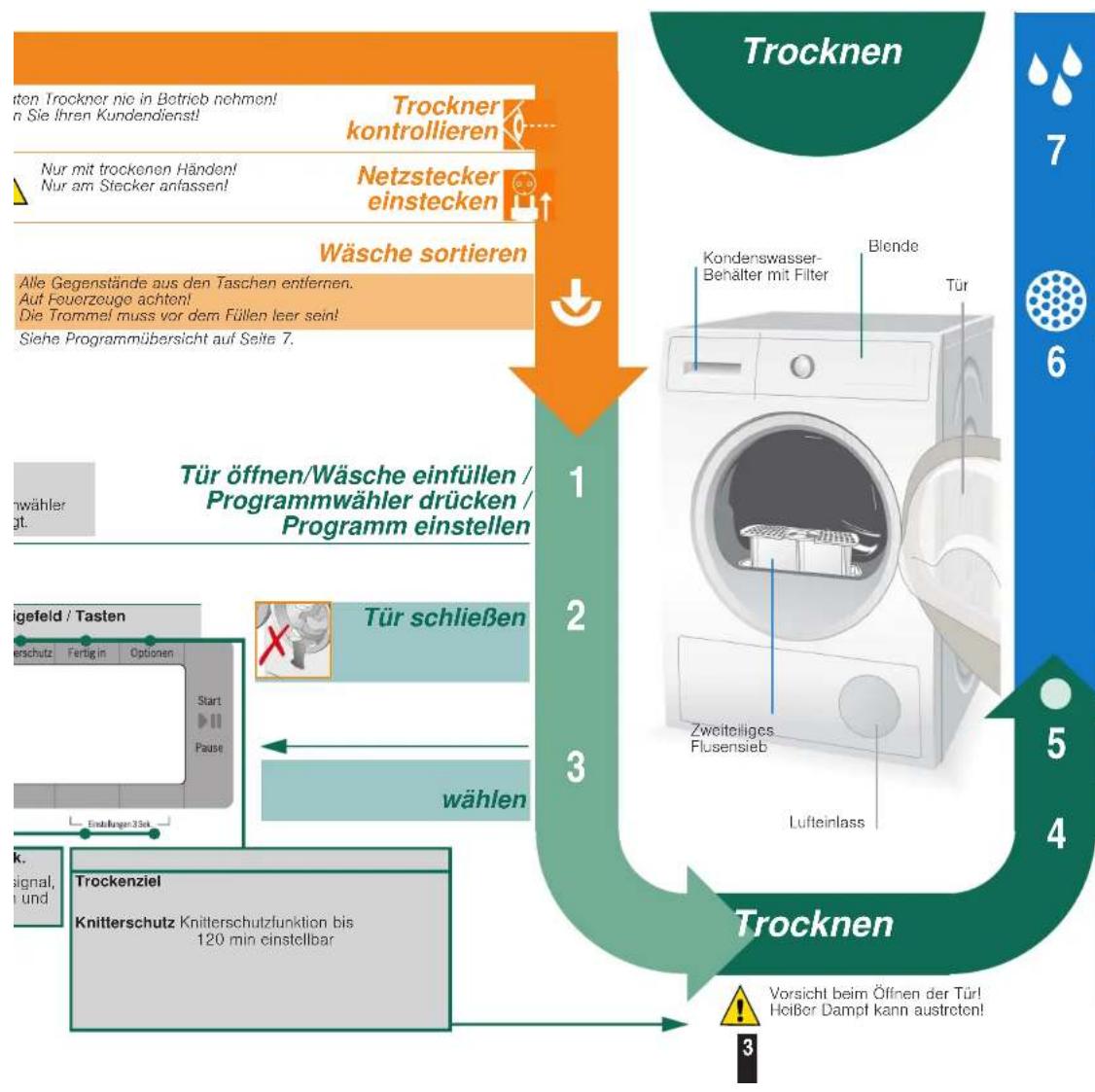 BOSCH WTY88731 - Vorbereiten - 5