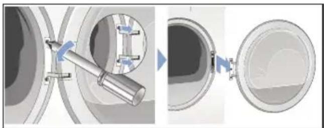 BOSCH WTYH7700 - Türanschlag wechseln - 2