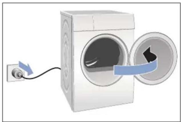 BOSCH WTYH7700 - Türanschlag wechseln - 1