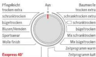 BOSCH WTW86576EX - Programm auswähle - 3