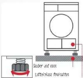BOSCH WTW86570EX - Trockner aufstellen - 3
