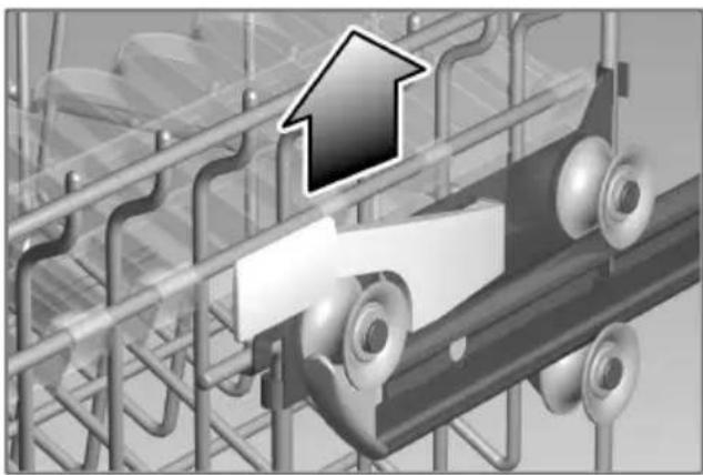 SIEMENS SF24M256EU - Oberkorb mit seitlichen Hebeln (Rackmatic) - 2