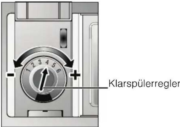 SIEMENS SF24T262EU - Klarspülermenge einstellen - 1