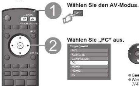 PANASONIC TH-D42PN73E - Anzeigen von PC-Bildern auf dem Fernsehschirm - 1